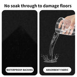 AAIN 17' x 7'4" Oil Spill Mat, Premium Absorbent Oil Spill Pads Garage Floor Mat Under Car for Garage Floor, Driveway from Spills, Drips, Splashes and Stains | Washable Waterproof Backing Layer