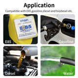 Aain 3/8" Fuel line, rubber tubing for fuel and water, durable NBR construction, wide application for boats, cars, lawnmowers; includes fuel line clamp, ensuring smooth fuel delivery (3/8"10FT)