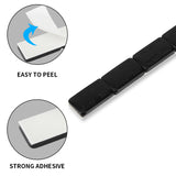 Aain 1oz, Black, Adhesive Stick on Wheel Weights, EasyPeel Type. Cars, Trucks, SUVs, Motorcycles, Low Profile, 36 Strips/Box,144pcs