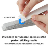 Click to see full view Aain 1oz, Grey, Adhesive Stick on Wheel Weights, EasyPeel Type. Cars, Trucks, SUVs, Motorcycles, Low Profile, 36 Strips/Box,144pcs