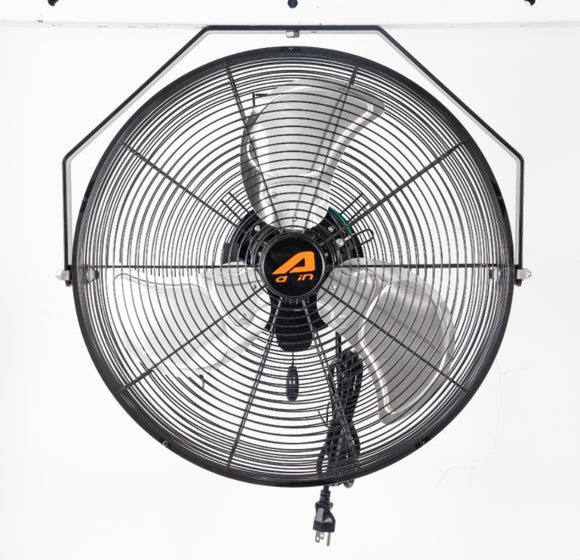Aain AA050 18 Inch High Velocity Industrial Wall Fan 3853CFM 3 Speed for Industrial, Commercial, Residential, and Shop Use - ETL Safety Listed