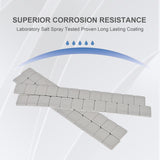 Aain Wheel Weights Stick On, Wheel Balance Weights, Anti-Corrosion Sticker Wheel Weights, EasyPeel Type, Precision 1/4 Oz Segments, 30 Strips, 240 Segments, 60 Oz Total