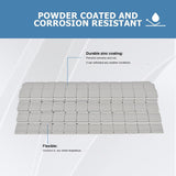 Aain Wheel Weights Stick On, Wheel Balance Weights, Anti-Corrosion Sticker Wheel Weights, EasyPeel Type, Precision 1/4 Oz Segments, 30 Strips, 240 Segments, 60 Oz Total