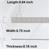 Aain Wheel Weights Stick On, Wheel Balance Weights, Anti-Corrosion Sticker Wheel Weights, EasyPeel Type, Precision 1/4 Oz Segments, 30 Strips, 240 Segments, 60 Oz Total
