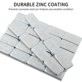 Aain 1oz, zinc-Coated, Adhesive Stick on Wheel Weights, EasyPeel Type Tire Wheel Weight for Cars, Trucks, SUVs, Motorcycles, Low Profile, 36 Strips/Box,144pcs