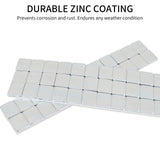 Aain 1/4 oz, zinc-Coated, Adhesive Stick on Wheel Weights, EasyPeel Type. Cars, Trucks, SUVs, Motorcycles, Low Profile, 48 Strips/Box,576pcs