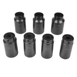 Aain MKT022 7pcs 6-point 1/2 Inch Drive Deep Spindle Axle Nut Impact Socket Set - Deep Impact Socket Set - Metric - Include 29 mm, 30mm, 32 mm, 34 mm, 35 mm, 36mm,38 mm Axle nut sockets