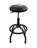 Aain 250-Pound Adjustable Height Bar Stool, Pneumatic Swivel Bar Stool, 360 Degree Swivel, Heavy Duty Steel Frame Stool Perfect for Home, Bar, Garage and Shop, Black