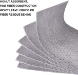 AAIN Premium Polypropylene 150' L x 15" W Absorbent Mat Roll Gray Heavy Weight Oil Absorbing Mats Universal Oil for Absorbing Oils, Water, Solvents, Coolants and More