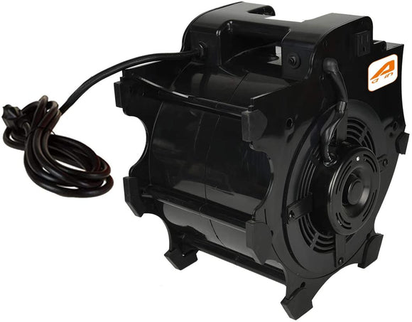 Aain LT015 High Velocity Blower Dryer Fan 2/5 HP 1200 CFM Air Mover Blower Fan for Water Damage, Carpet Dryer Floor Blower Fan For Home and Plumbing 3-speed Black