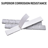 Aain 2 Boxes 1/2oz, 0.5oz, Grey, Adhesive Stick on Wheel Weights, EasyPeel Type, Ultra Slim Low Profile Wheel Weights for Cars, Trucks, SUVs, Motorcycles. 144oz/Box, 576pcs