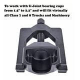 Aain® A034 Heavy Duty U-Joint Puller Tool for use on Class 7-8 Trucks, Made In Taiwan