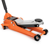 Aain Low Profile Hydraulic Trolley Service/Floor Jack, 4 Ton (8000 lbs) Capacity, Lifting Range 3.3"-20",Orange