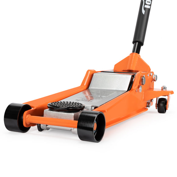 Aain Low Profile Hydraulic Trolley Service/Floor Jack, 4 Ton (8000 lbs) Capacity, Lifting Range 3.3