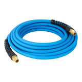 A A IN Air Hose 1/4 in x 25 ft Rubber Air Compressor Hose with Lightweight, Kink Resistant, Flexible, All-Weather Air Tool Hoses 300 PSI Air Tools Hose for Roofing and Furniture Jobs