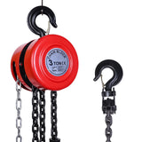 AAIN Chain Hoist ton, Manual Chain Hoist Accurate and Safe Operation, high-Quality Alloy Steel, feet Chain Length, Suitable for Industrial use, Chain, Chain Link, Electric Chain Hoist. (3T3M/10FT)