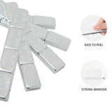 AA058 1 oz Stick on Wheel Weights, Adhesive Back, Easy to Peel, 36strips/Box 144pcs  Zinc Tire Weight AA058