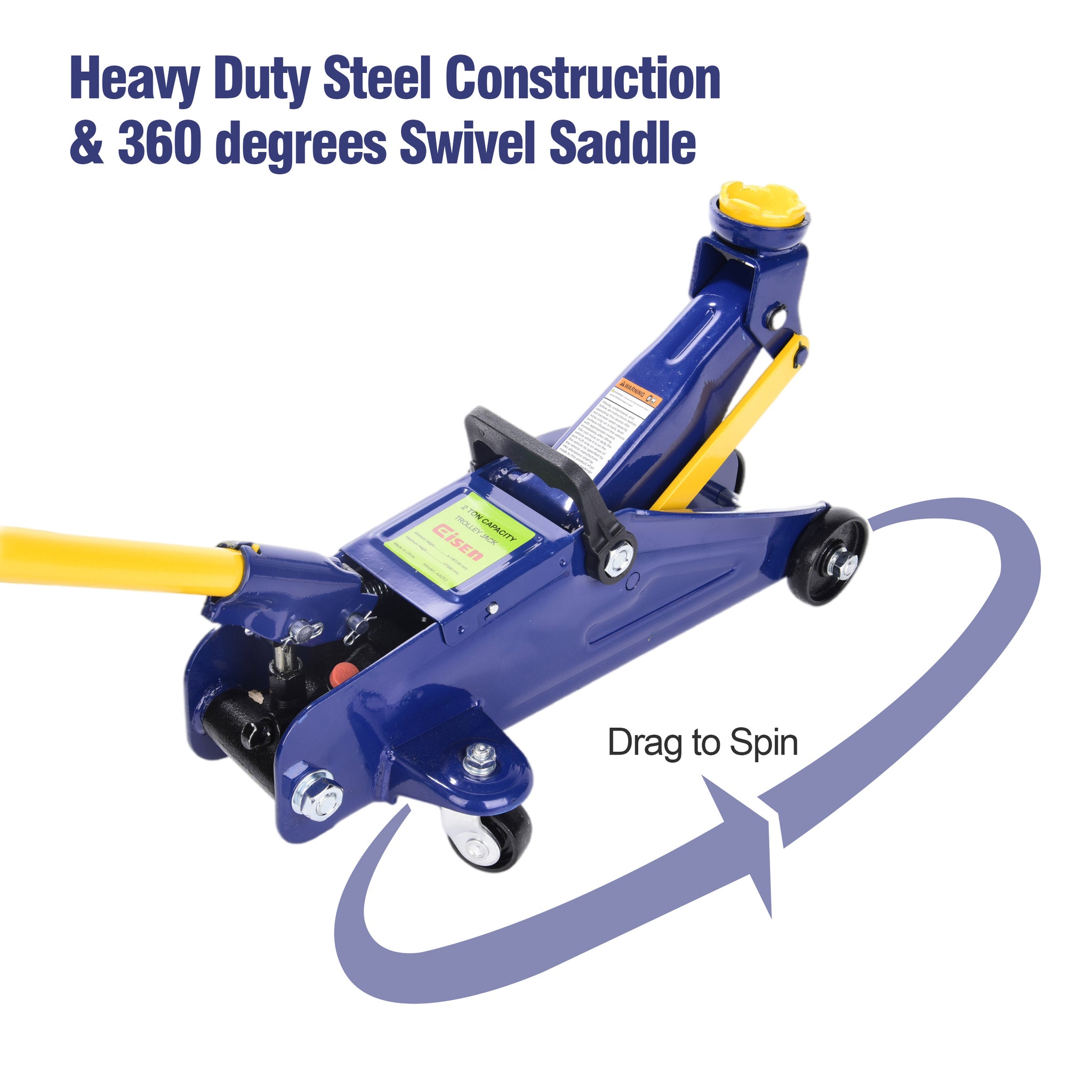 VViViD 2 Ton Hydraulic Floor Jack - Low Profile Fiji - View #2