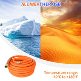 Aain Garden Hose 50 ft x 5/8", Drinking Water Safe, Heavy Duty Water Hose, Flexible and Lightweight, Hybrid Hose Kink Free, Easy to Coil, No Leak