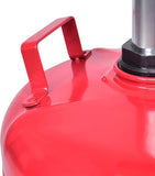 5 Gallon Portable Oil Lift Drain, Steel Oil Drain, Adjustable Height Waster Oil drain for Changing car and Truck Motor Oil, Red