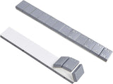 AAIN 576-Piece 0.25oz Adhesive Wheel Weights, Low-Profile & Easy-Peel - 9lbs/Box (48 Strips) for Cars/Trucks/SUVs/Motorcycles, Gray