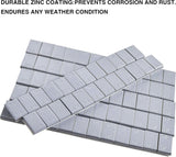 AAIN 576-Piece 0.25oz Adhesive Wheel Weights, Low-Profile & Easy-Peel - 9lbs/Box (48 Strips) for Cars/Trucks/SUVs/Motorcycles, Gray