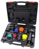 TM105 Radiator Pressure Tester Kit, Automotive Vacuum Cooling System Refill Kit, 16pcs, Made in Taiwan