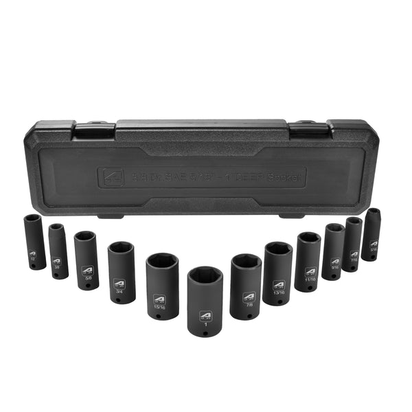 aaaページ AA031 3/8” Drive SAE Deep Impact Socket Set, 6-Point Design