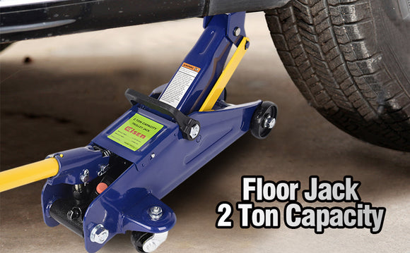 Floor Jack,2 Ton Heavy Duty car jack,Lifting Range 5-1/8