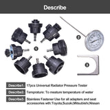 TM115 Radiator Pressure Tester Kit,Vacuum Pump Type Cooling System for Universal Vehicles