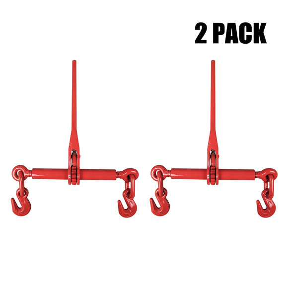 Eisen EI004A 2 Pack 1/2 Inch- 5/8 Inch Ratchet Load Binders for Heavy Duty Cargo Flatbed Trailers