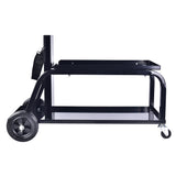 Aain AWC 6 Universal MIG Welding Cart, Rolling Welding Cart with Wheels for TIG MIG Welder, 110Lbs Capacity, Black