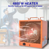Aain AA048 Portable Heater for Garage, Industrial Space Heaters For Garage, Home, Shop & Office, 240 Volt Garage Heater, 4800 Watt, 60Hz