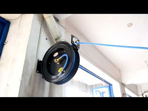 Mounting a air hose reel solo